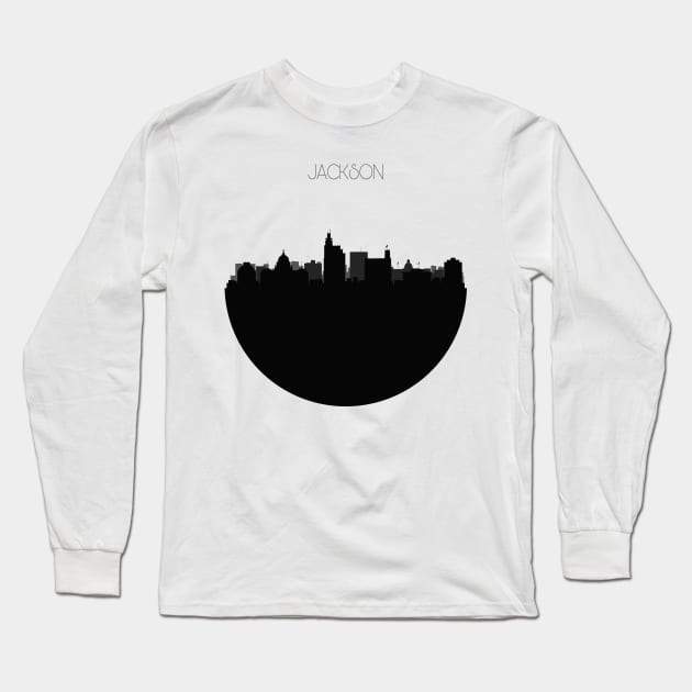 Jackson Skyline Long Sleeve T-Shirt by inspirowl